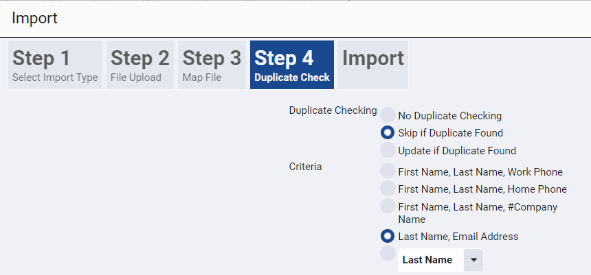 Import Step 4